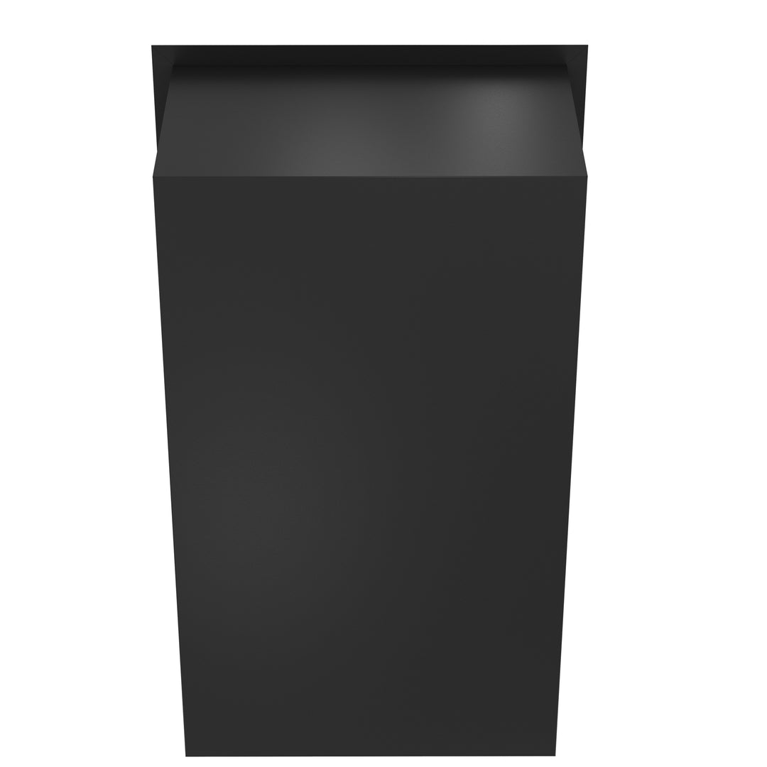 Bioethanol Einbau Kamin Ofen SELECTED Vertikal 80x100x35cm Rückseite Stahlgehäuse von Wild Flame